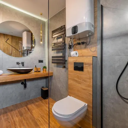 Zlota Palma -domki Caloroczne Nad Morzem 롯지 Kopań